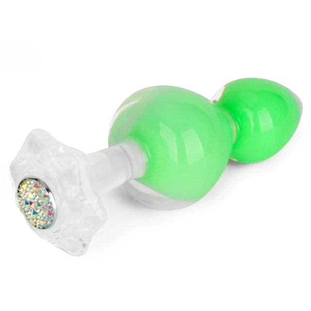 Korek Analny Silikonowy Gemoria Silicone Butt (glow-in-the-dark) Lovetoy | 100% ORYGINAŁ| DYSKRETNA PRZESYŁKA